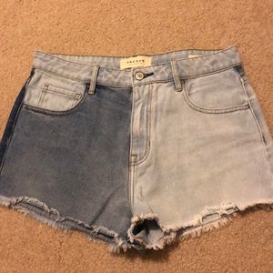 Pacsun high waisted denim shorts